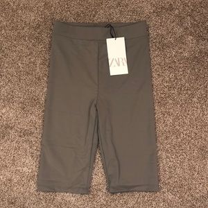 NWT Zara Biker Shorts